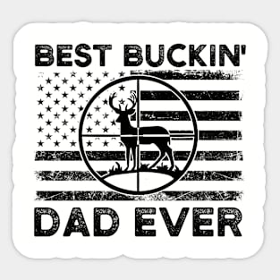 Hunting Season Best Buckin' Dad Ever Sticker